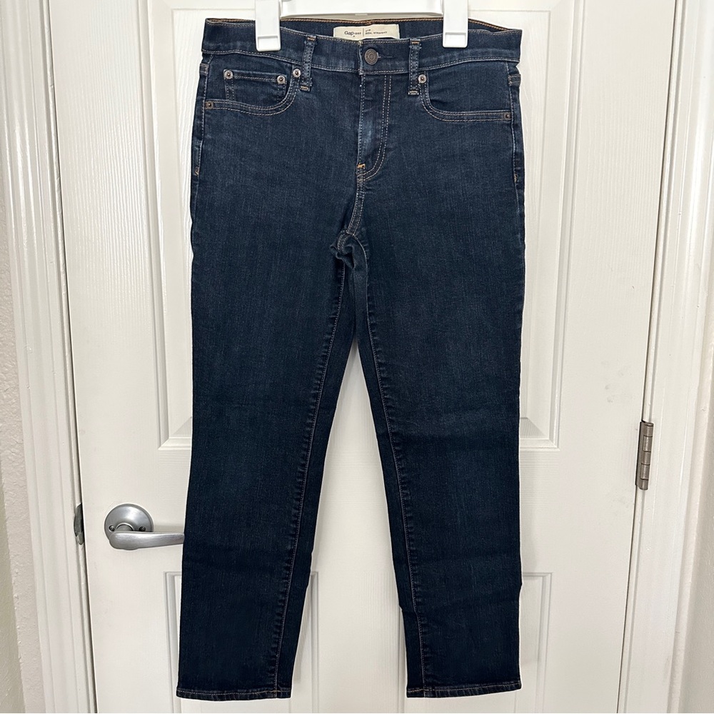 Gap Real Straight Women’s 27 Petite Dark Wash Slim Jeans (1 of 2)